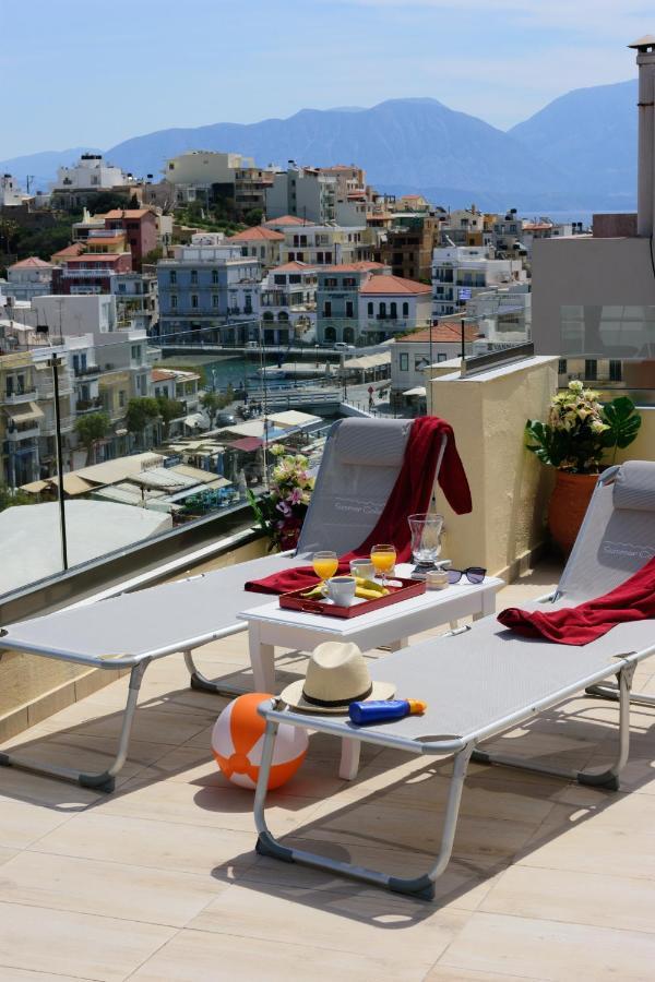Luxury Lake View Center House Agios Nikolaos  Exterior photo