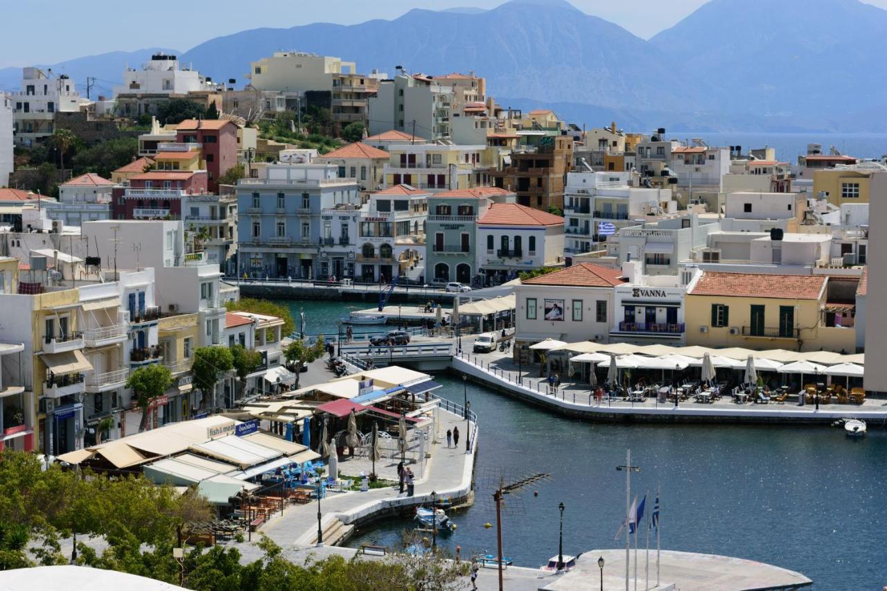 Luxury Lake View Center House Agios Nikolaos  Exterior photo
